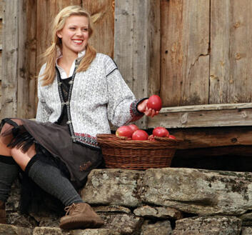 Selje - Ladies Cardigan - Grey & Black
