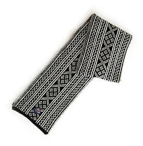 Setesdal Scarf - Black & White