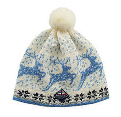 Kautokeino Cap - Off white & Blue