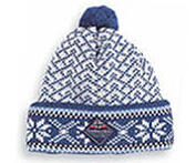 Borgund Cap - Jeans blue & White