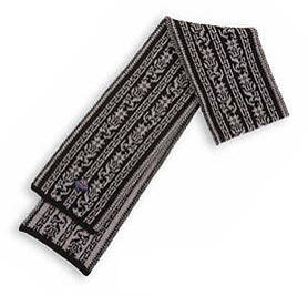 Selje Scarf - Grey & Black