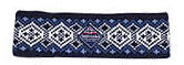 Kaupang Headband - Navy blue & White