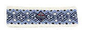 Kaupang Headband - Jeans blue & White