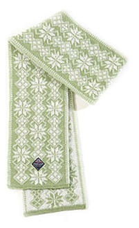 Ulvik Scarf - Lime & White