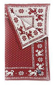Dog's Blanket - Red & White