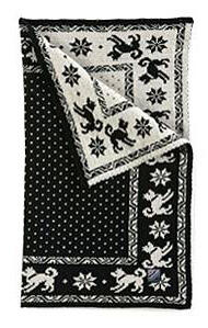Dog's Blanket - Black & White