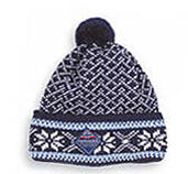 Borgund Cap - Navy blue & White